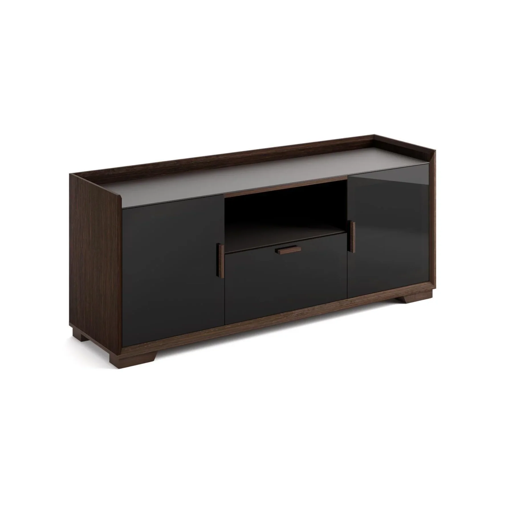 Salamander AV Basics SDAV2 - 7224 Triple Model Contemporary AV Cabinet (Wenge Espresso)