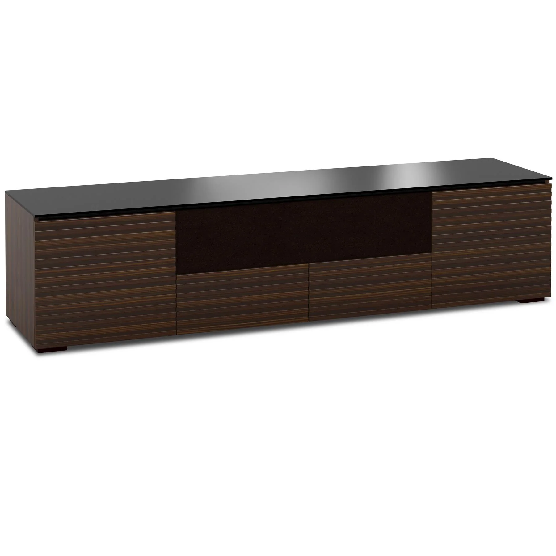 Salamander Zurich 245 - Quad Width AV Cabinet with Speaker Grill (Opium Brown)