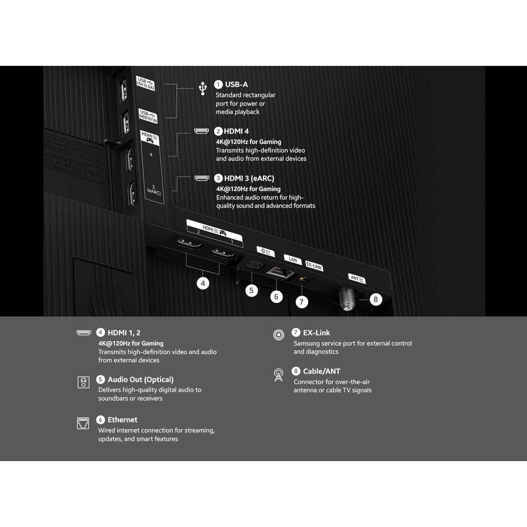 Samsung S85H OLED 4K Smart TV 55" (2026) - Image 4