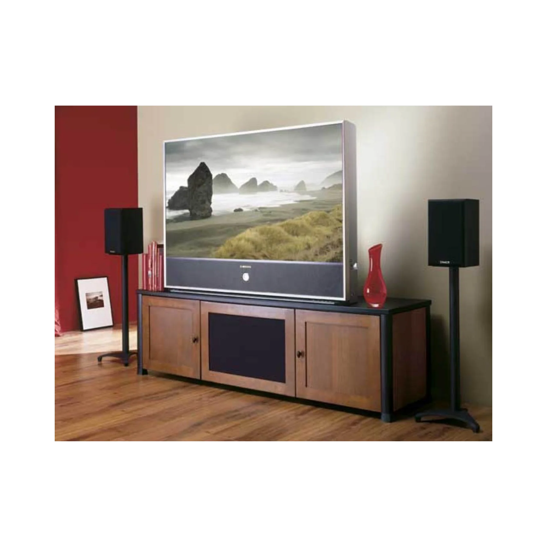 Sanus EF28-B1 Speaker Stand for Bookshelf Speakers Up to 25lbs (Pair) - Image 2