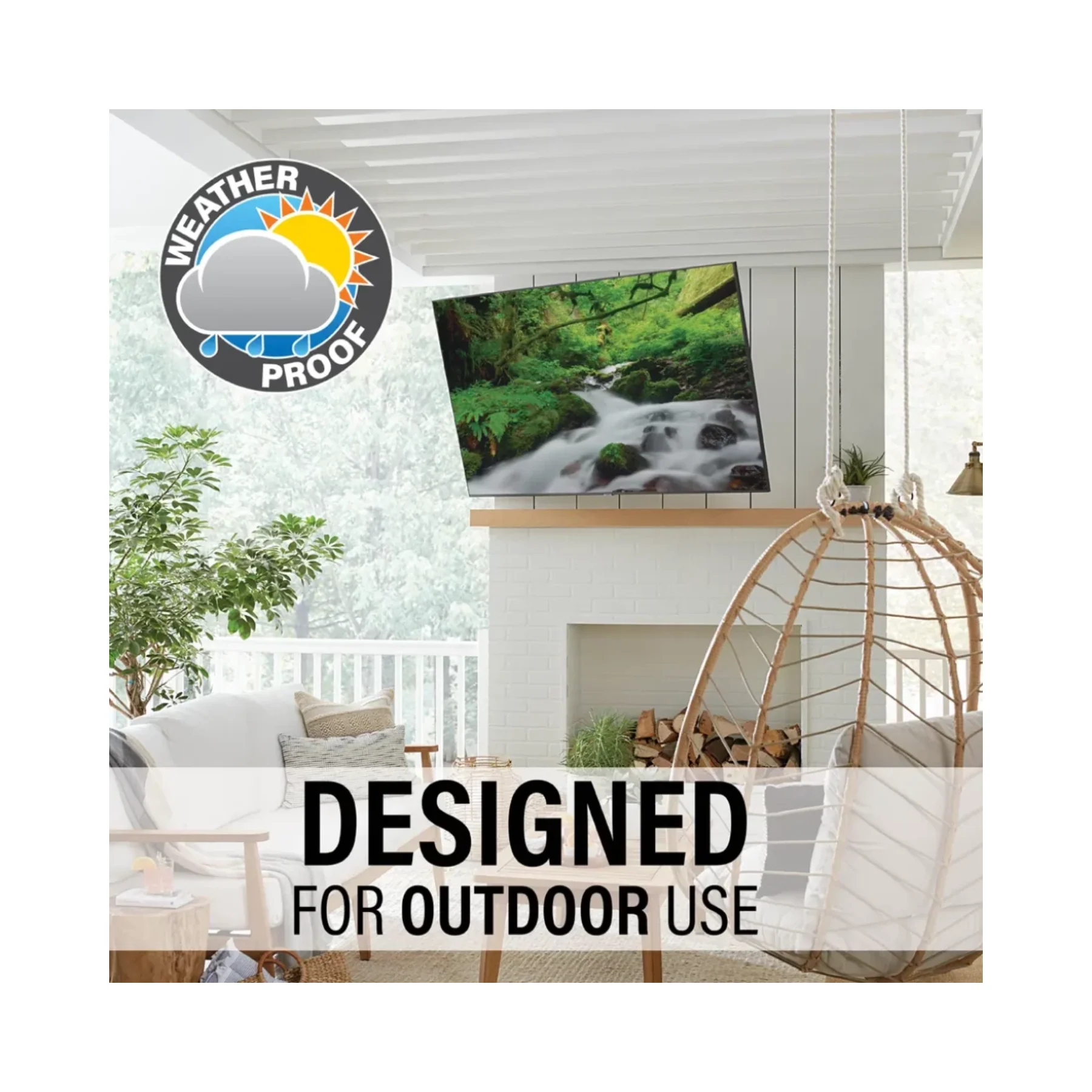 Sanus VODLF125 Full Motion Outdoor TV Mount 40" - 85" - Image 5