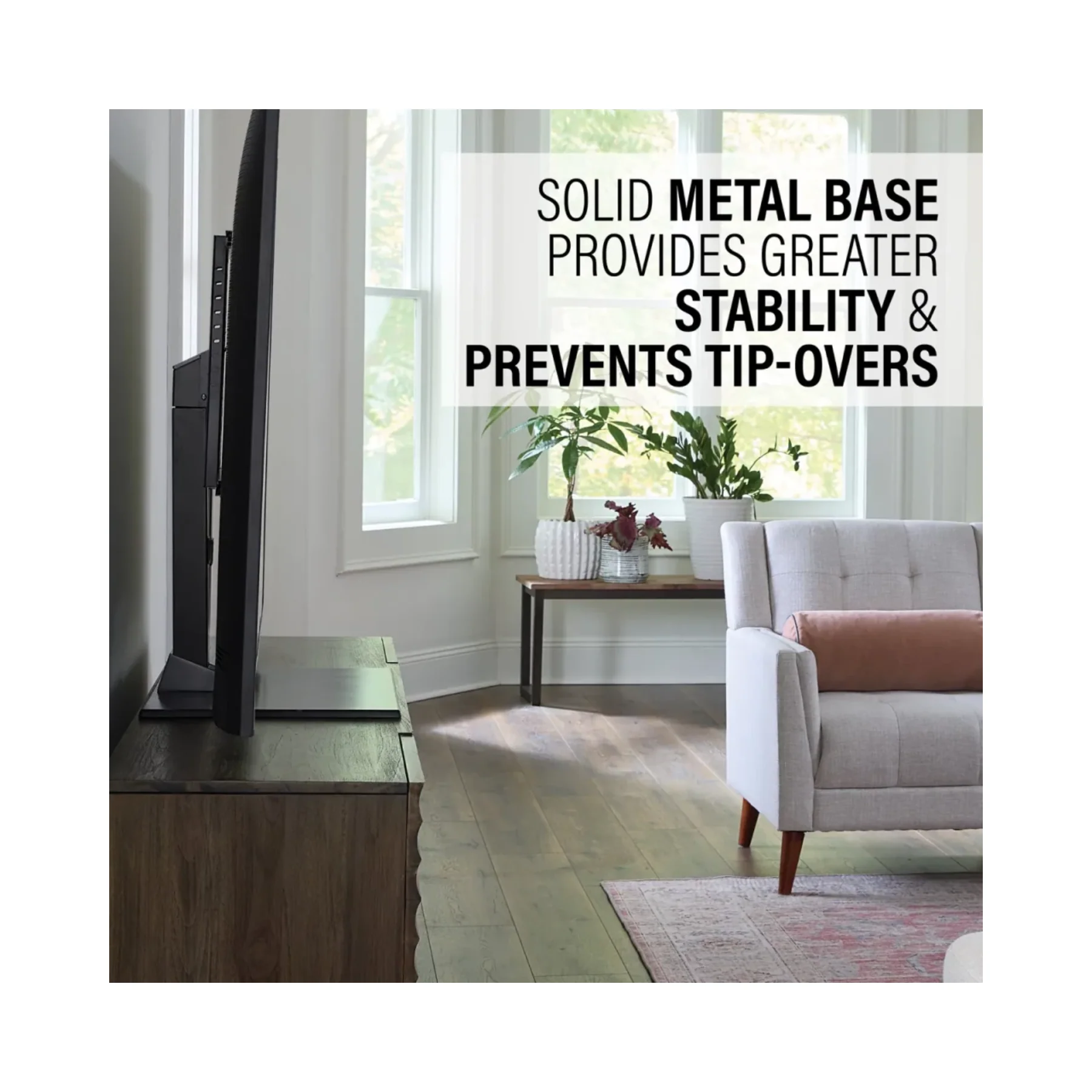 Sanus VSTV2-B2 TV Swivel Stand 40" - 86" - Image 4