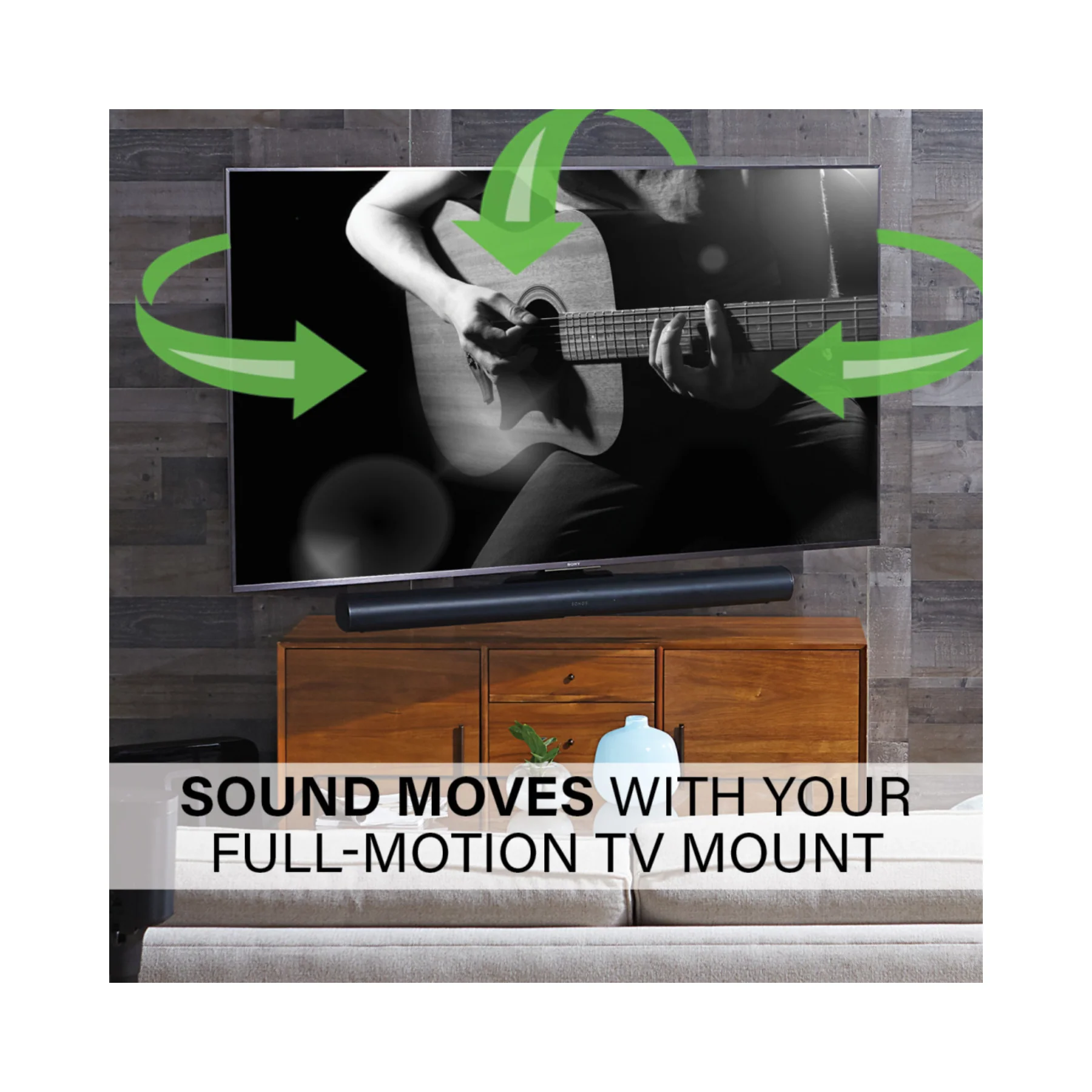 Sanus WSSATM1 Extendable Soundbar TV Mount For Sonos ARC - Image 4