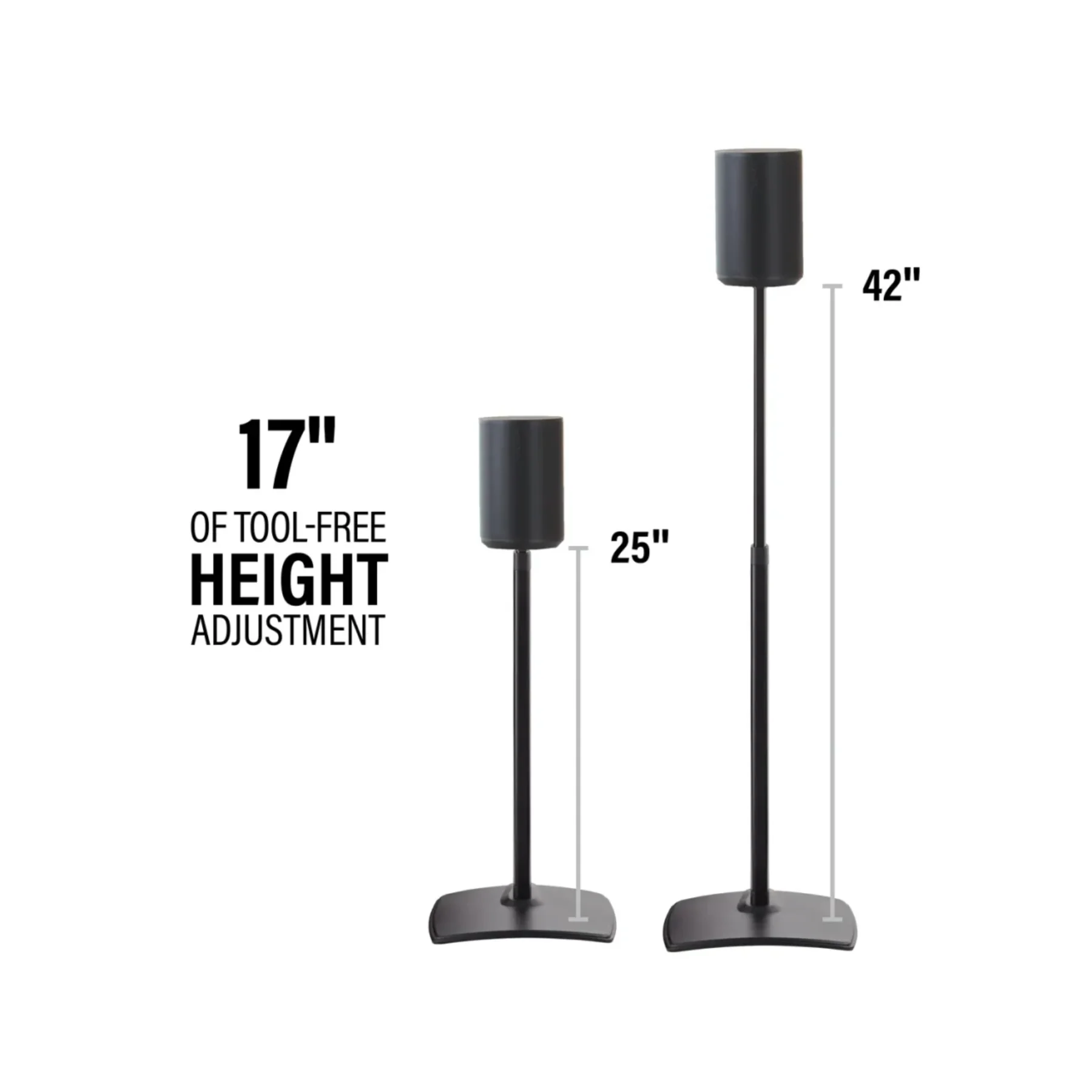 Sanus WSSE1A2 Sonos Era 100 Speaker Stand (Pair) - Image 3