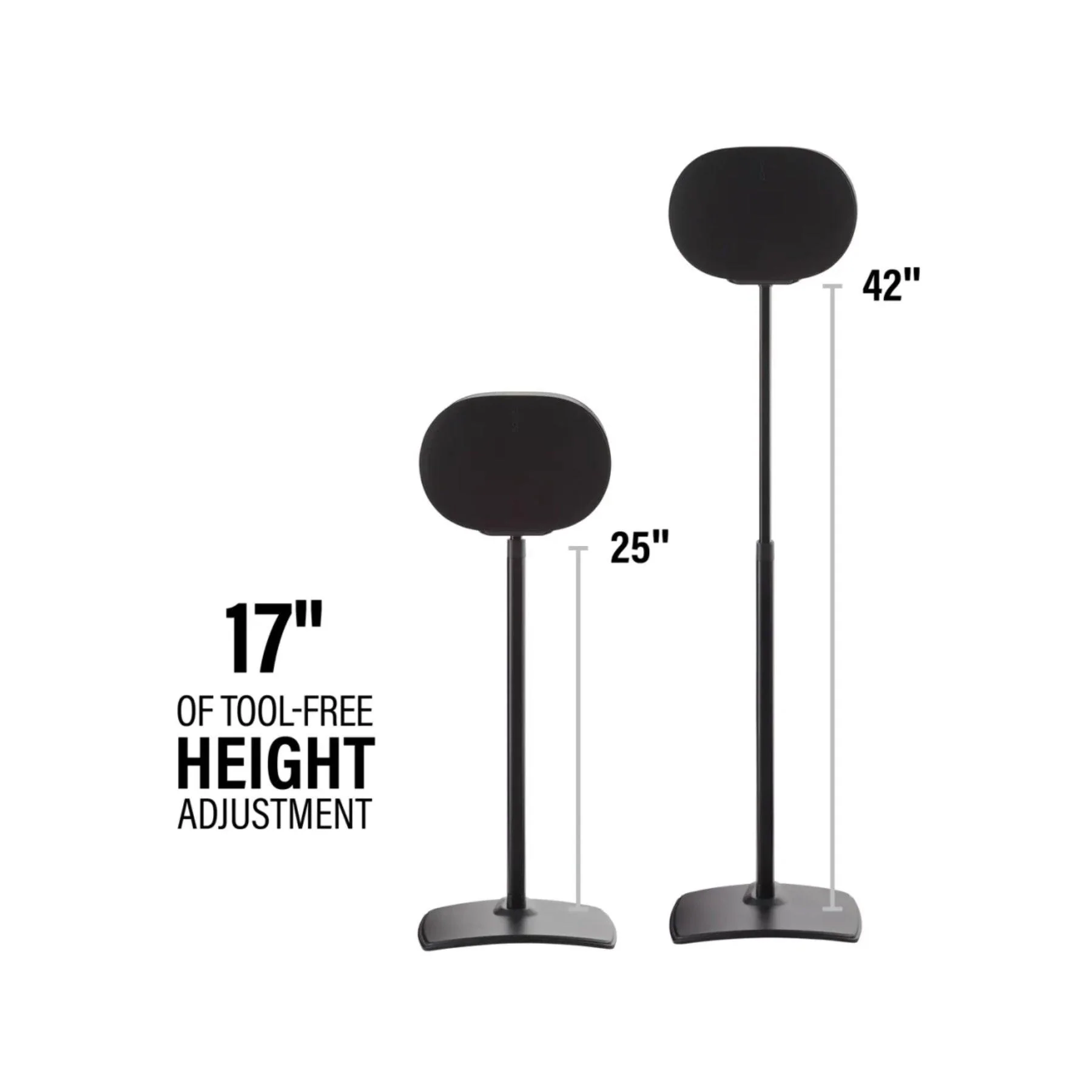 Sanus WSSE3A1 Height Adjustable Stand for Sonos Era 300 (Each) - Image 3