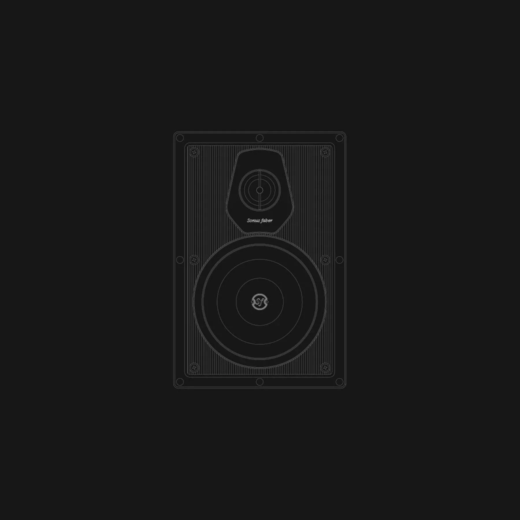 Sonus faber Palladio PW-562 2-Way In-Wall Speaker - Image 4