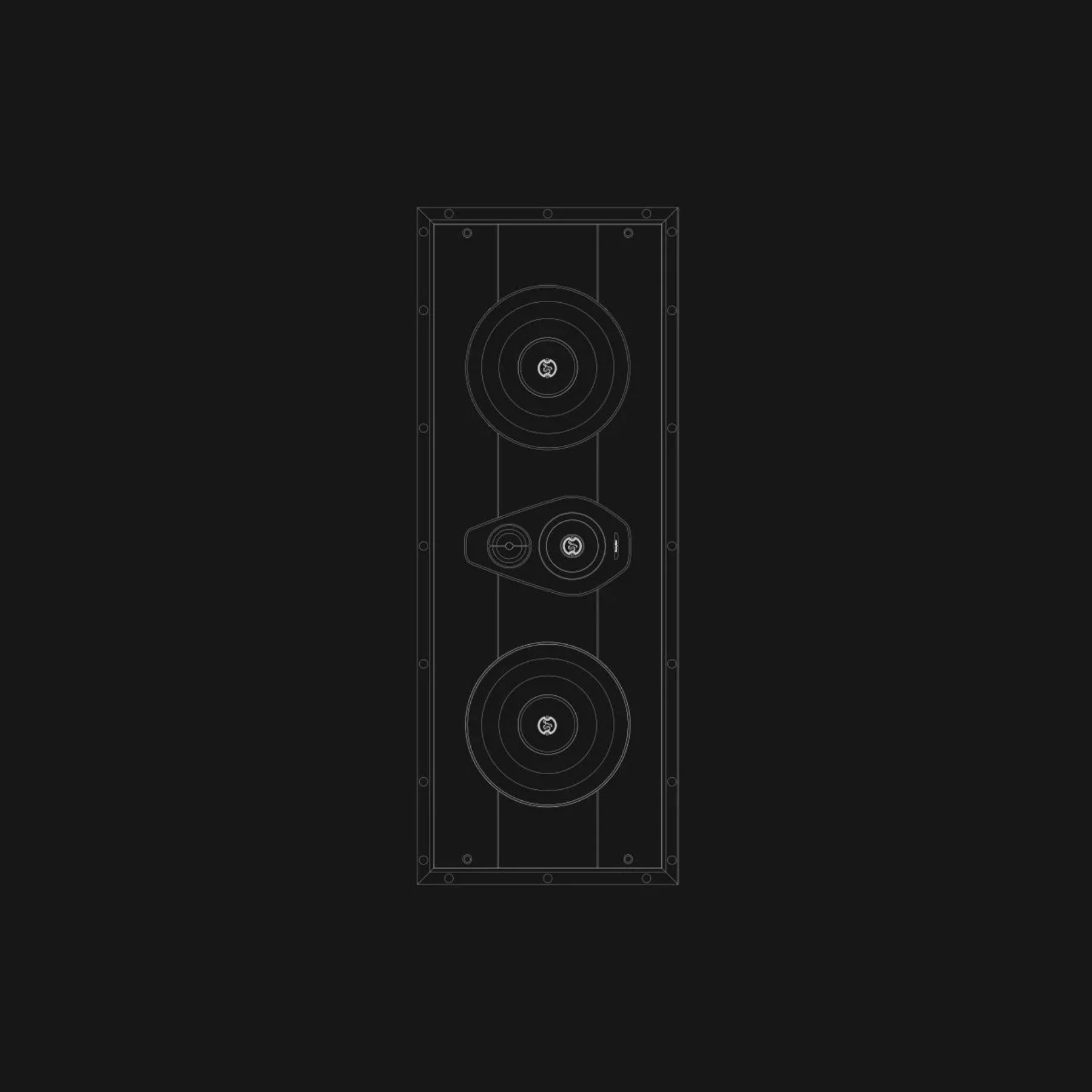 Sonus faber PL-664 Palladio 6 3-Way LCR In-Wall Speaker - Image 6