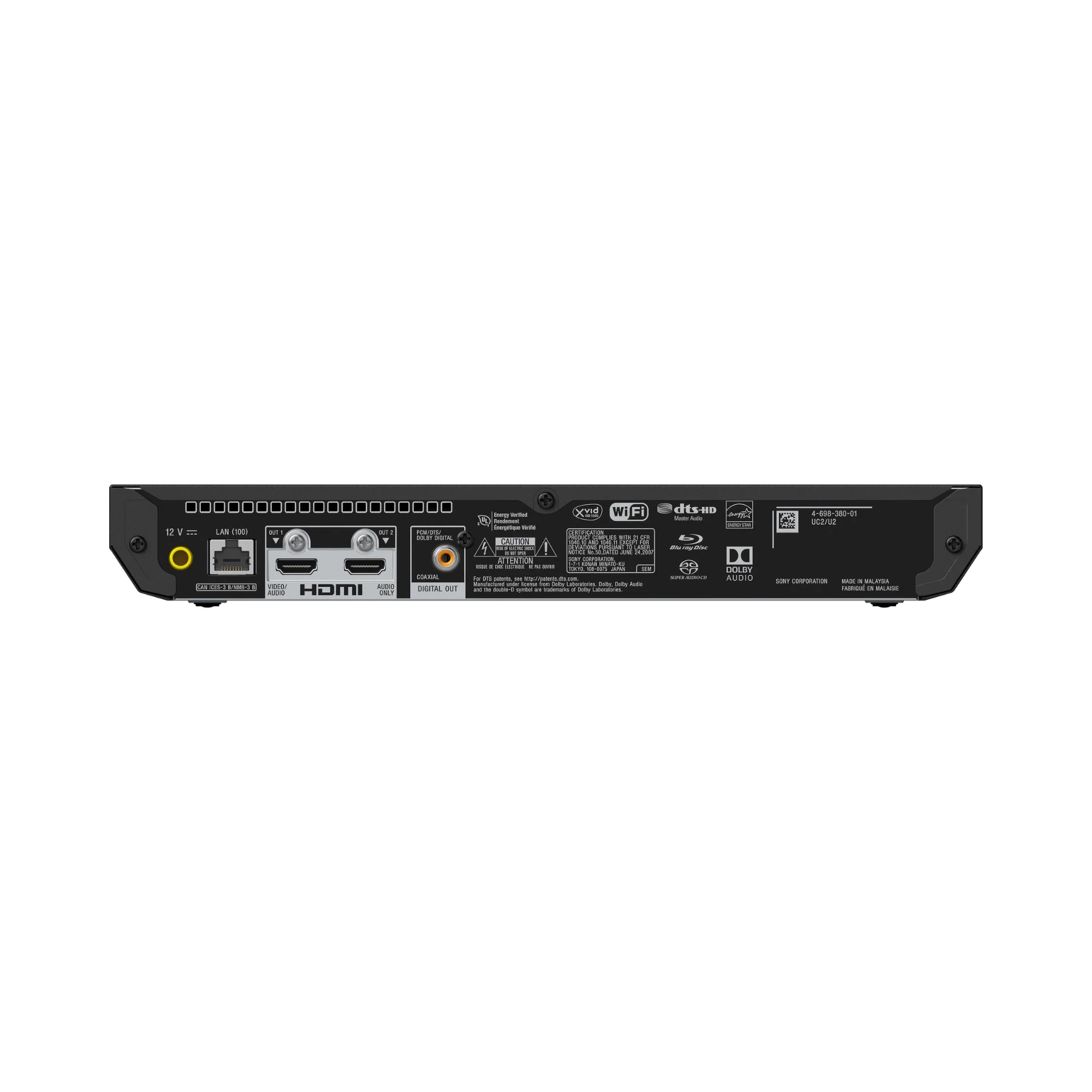 Sony UBP-X700/M Streaming 4K Ultra HD Blu-ray player with HDMI cable - Clearance / Open Box - Image 2