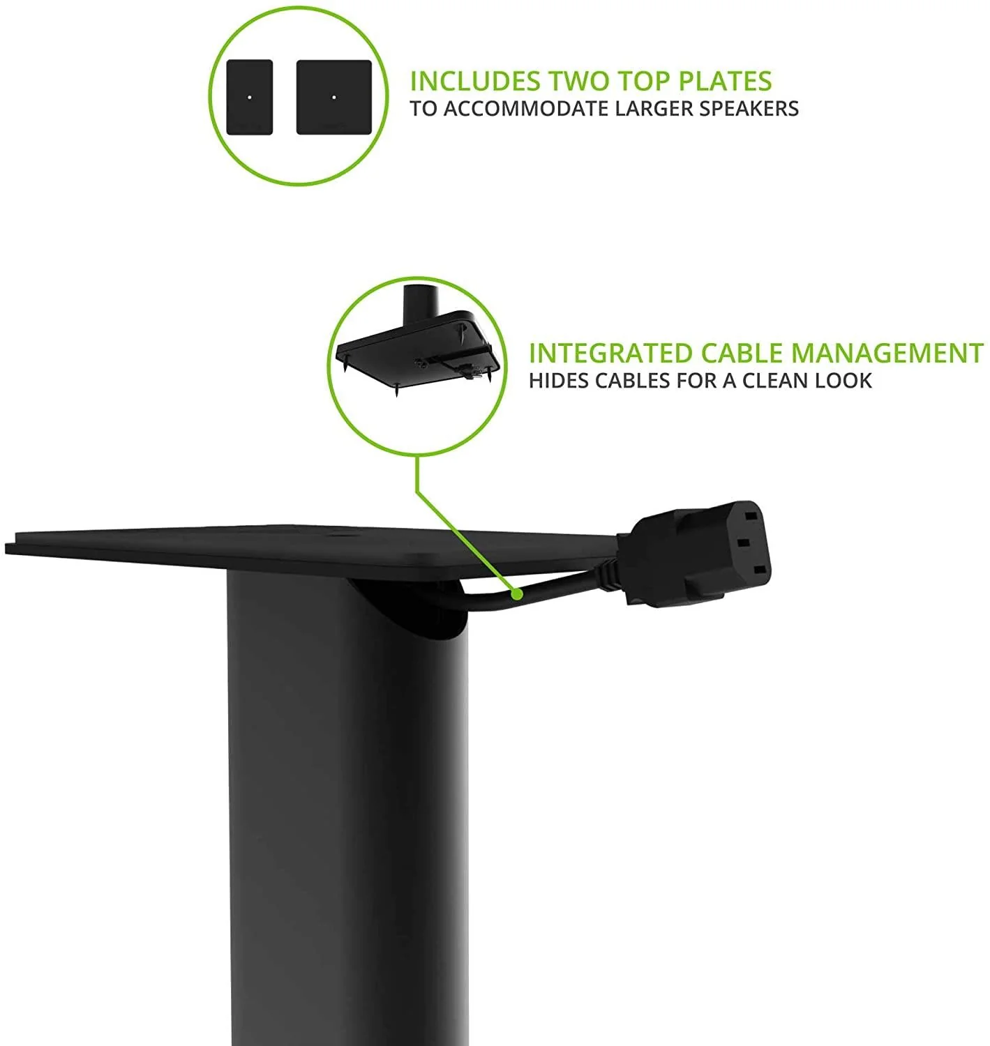 Kanto SP26PL - 26" Bookshelf Speaker Floor Stands - Image 19