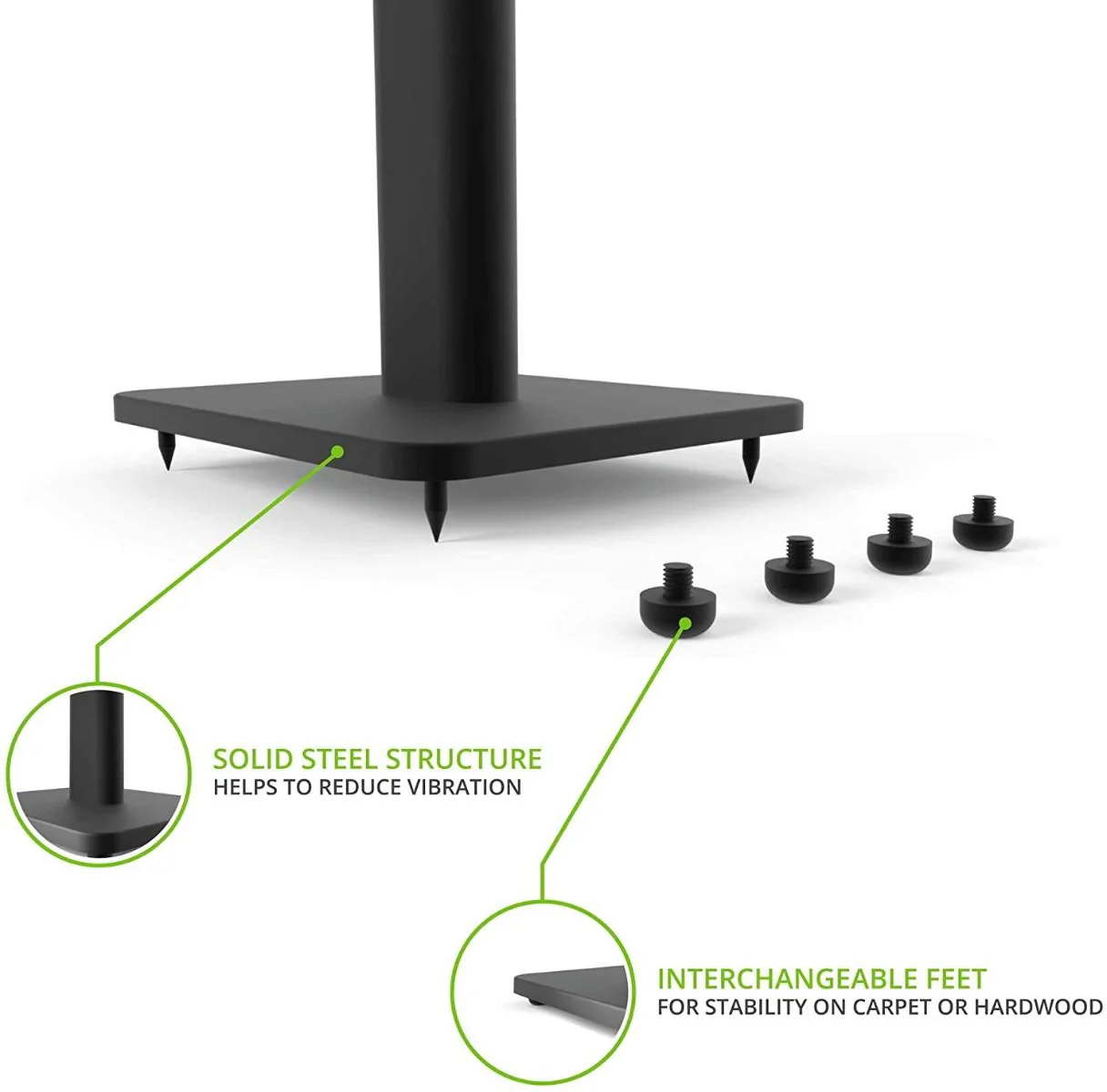 Kanto SP32PL - 32" Speaker Floor Stands - Image 3