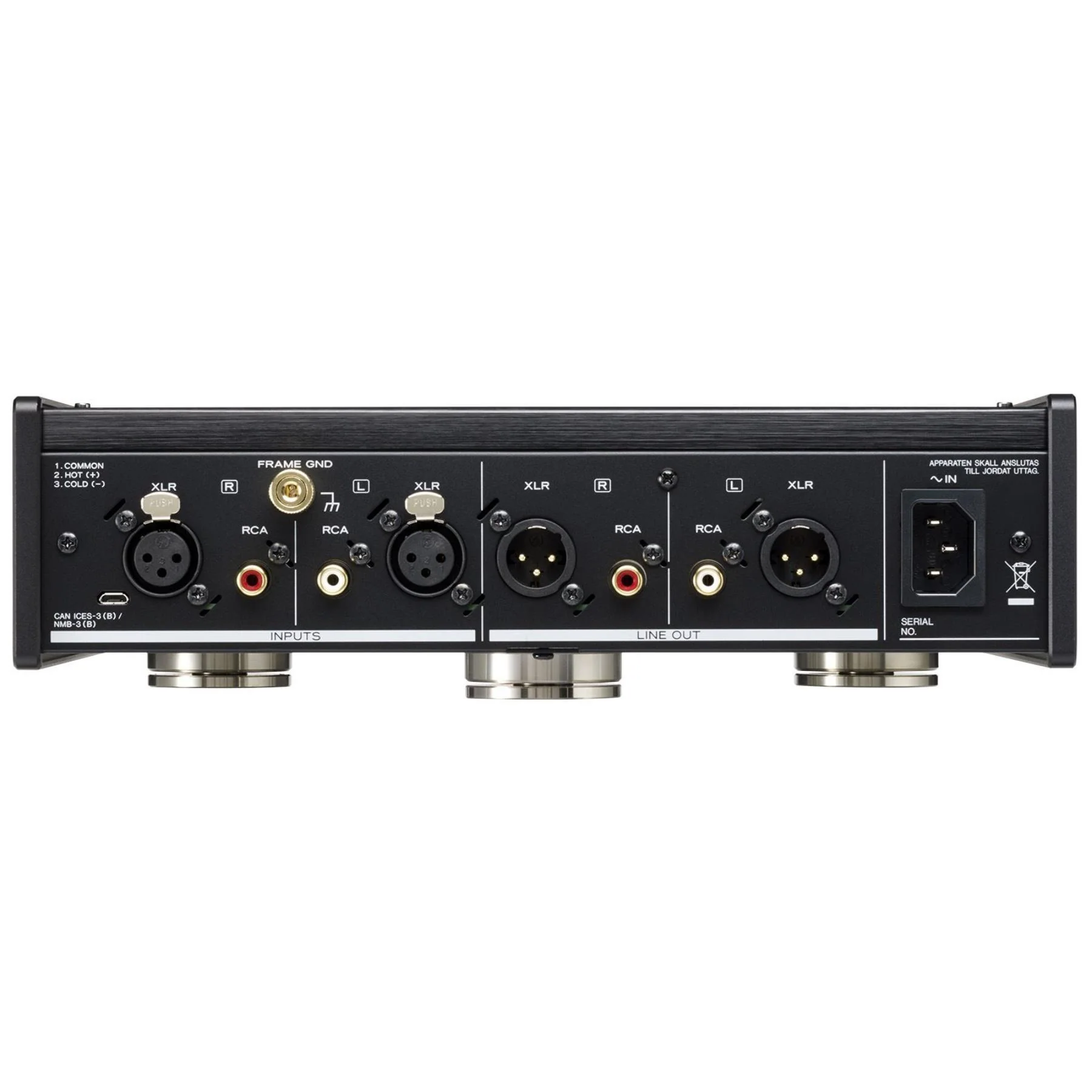 TEAC PE-505 - Fully-balanced Phono Amplifier (Black) - Image 3