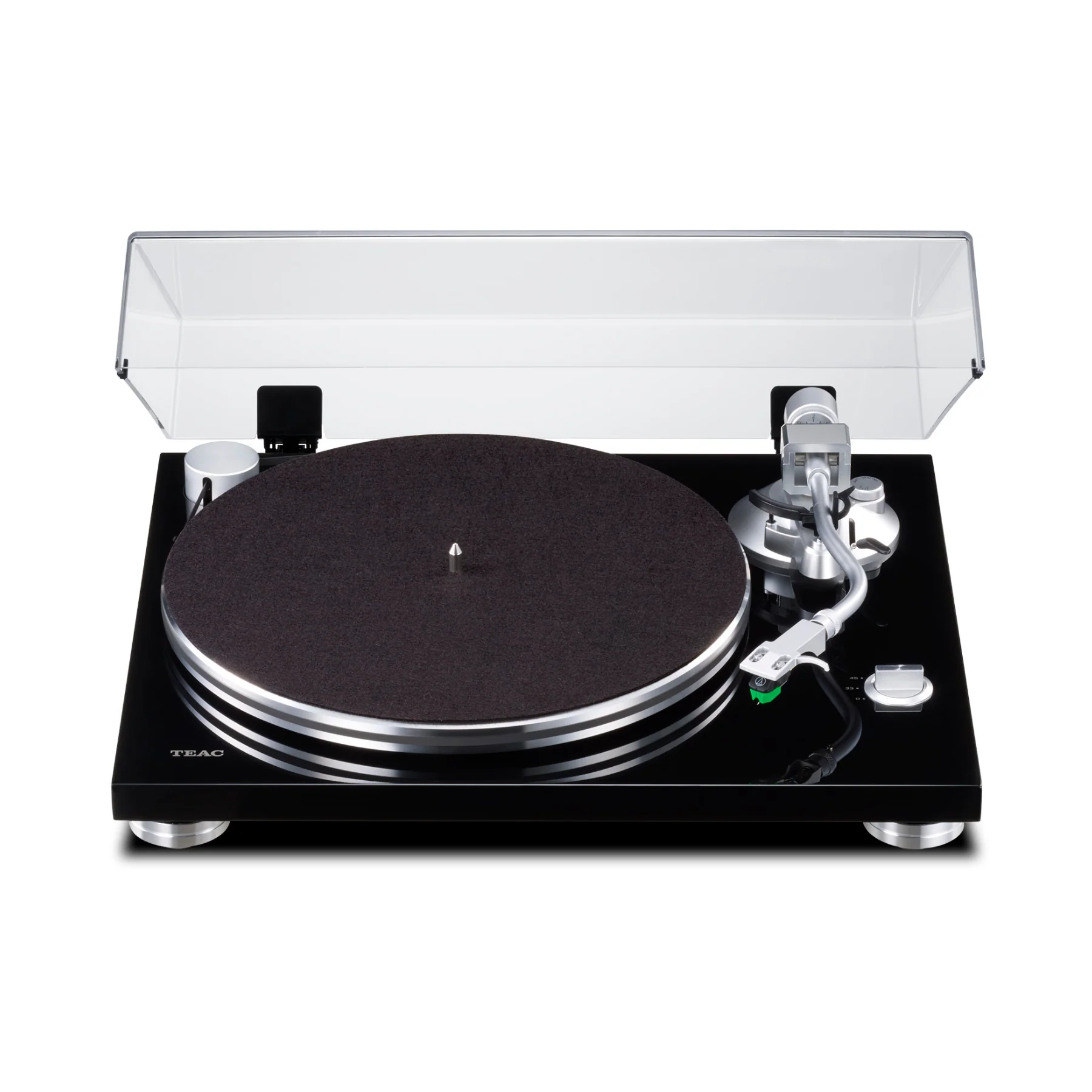 Teac TN-3B-SE Manual Belt-drive Turntable with built-in Phono Preamp (Black) - Clearance/ Open Box