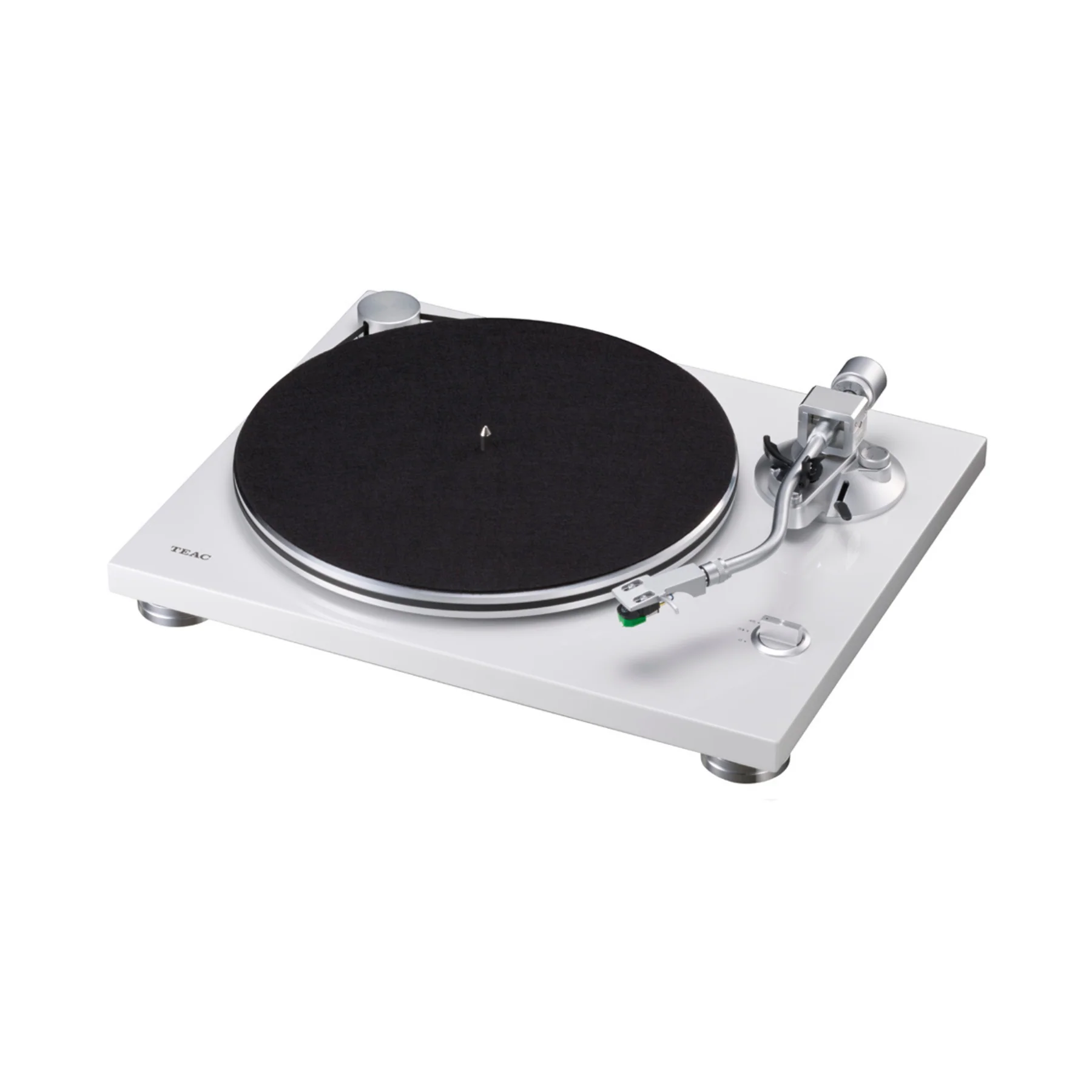 TEAC TN-3B-SE Manual Belt-drive Turntable with built-in Phono Preamp (White) - Clearance / Open Box - Image 2