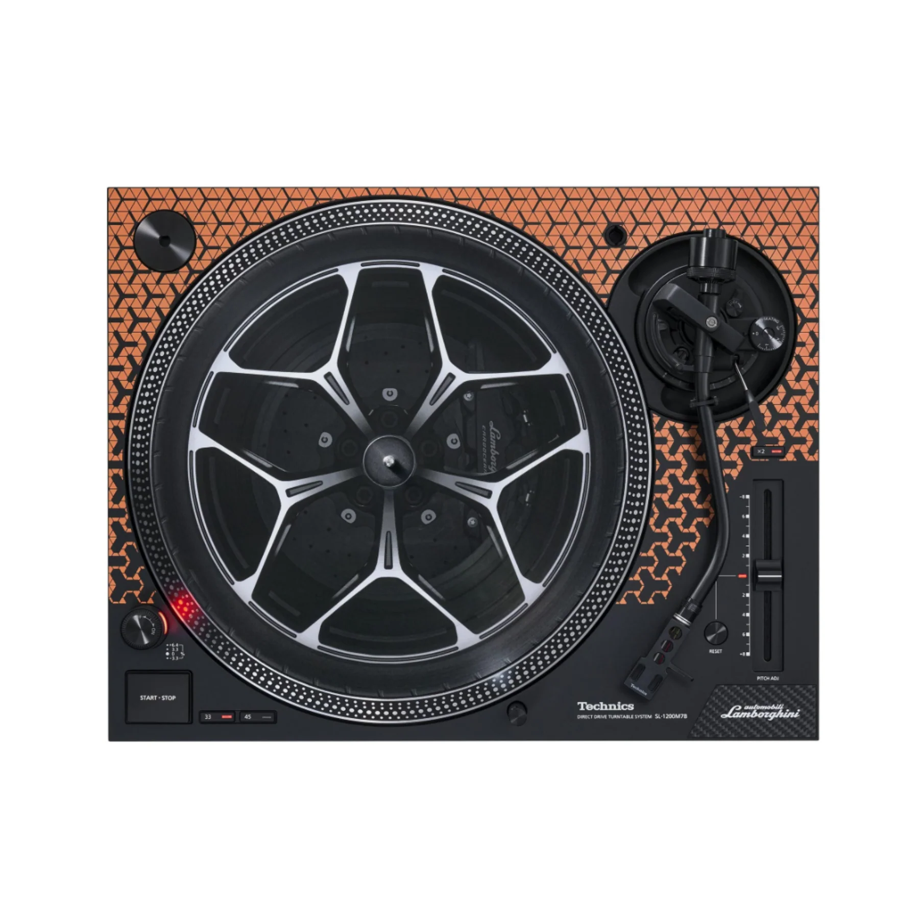 Technics SL-1200M7 Special Edition Lamborghini Direct Drive Turntable - Clearance / Open Box - Image 3