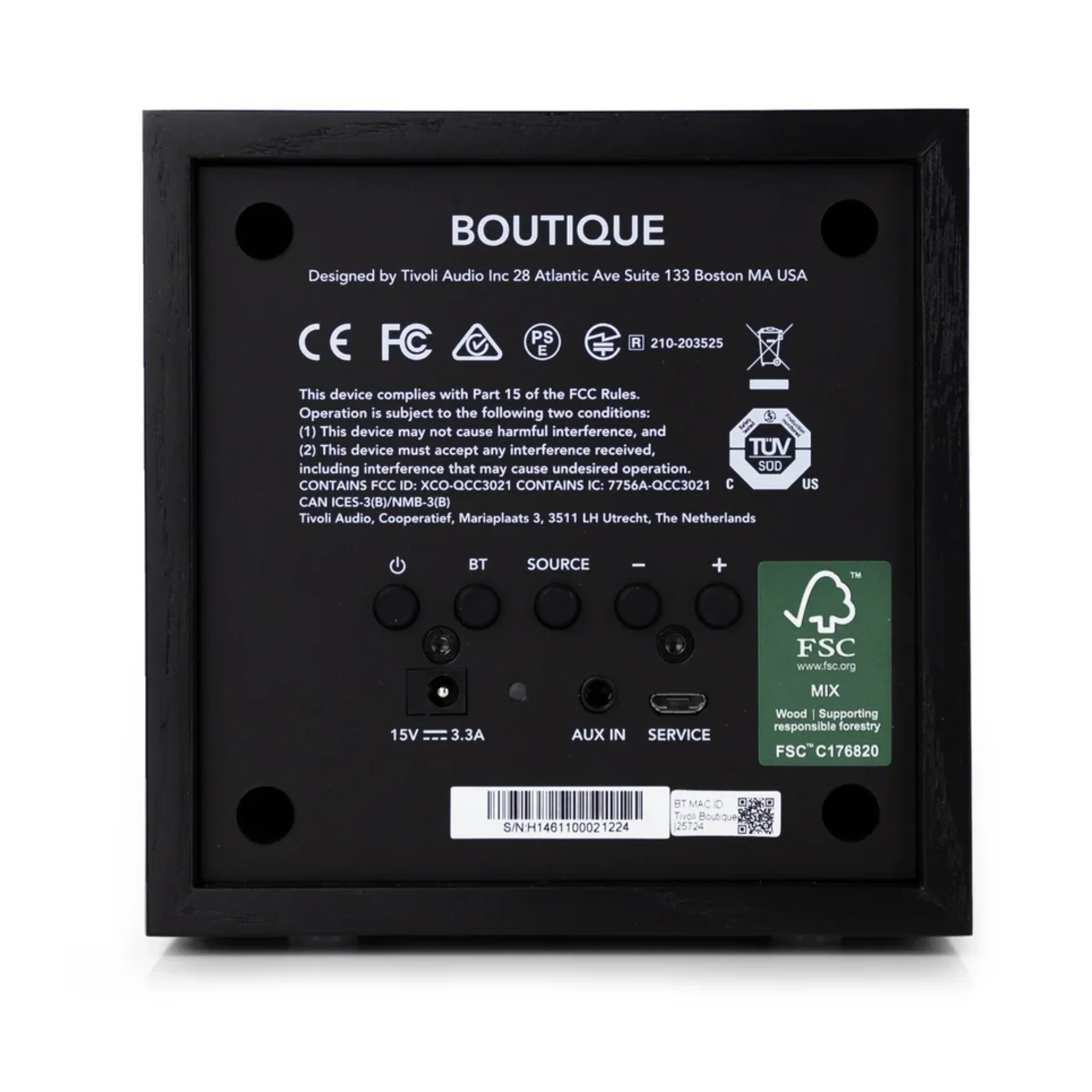 Tivoli Audio Boutique Wireless Speaker - Clearance / Open Box - Image 2