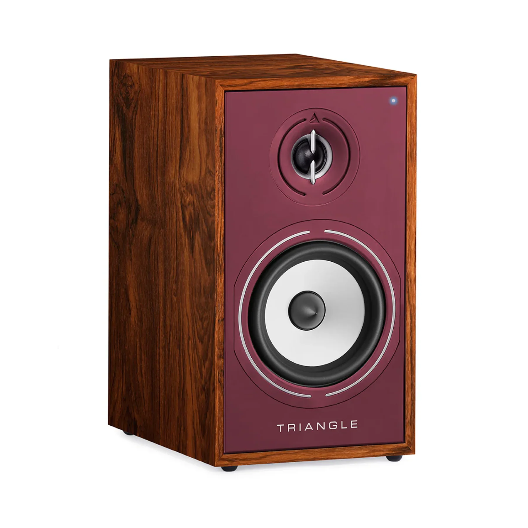 Triangle Borea BR02 Connect Wireless Powered Bookshelf Speaker With Arc - Burgundy Edition - Clearance / Open Box - Image 3