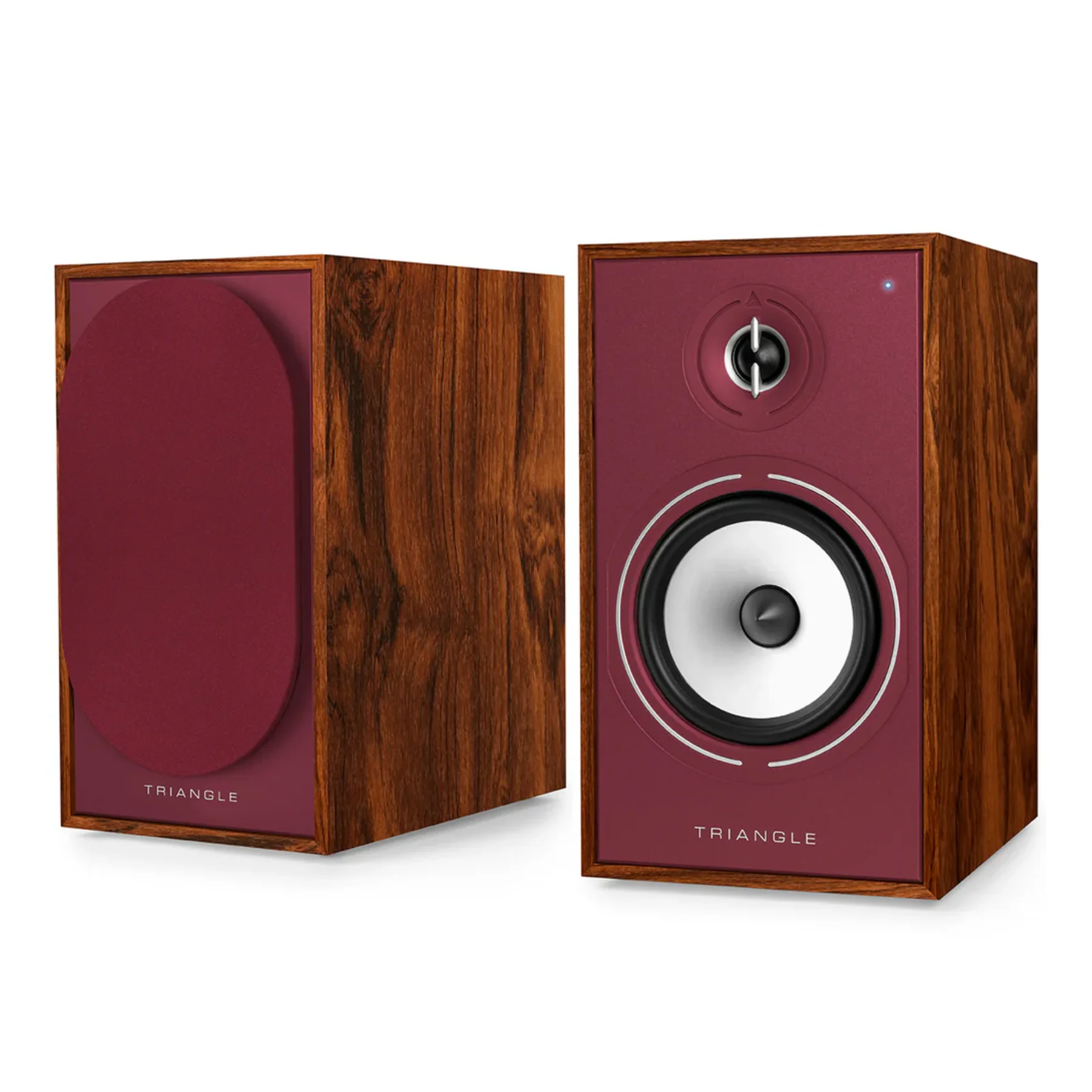 Triangle Borea BR03 Connect Wireless Powered Bookshelf Speaker With Arc - Burgundy Edition