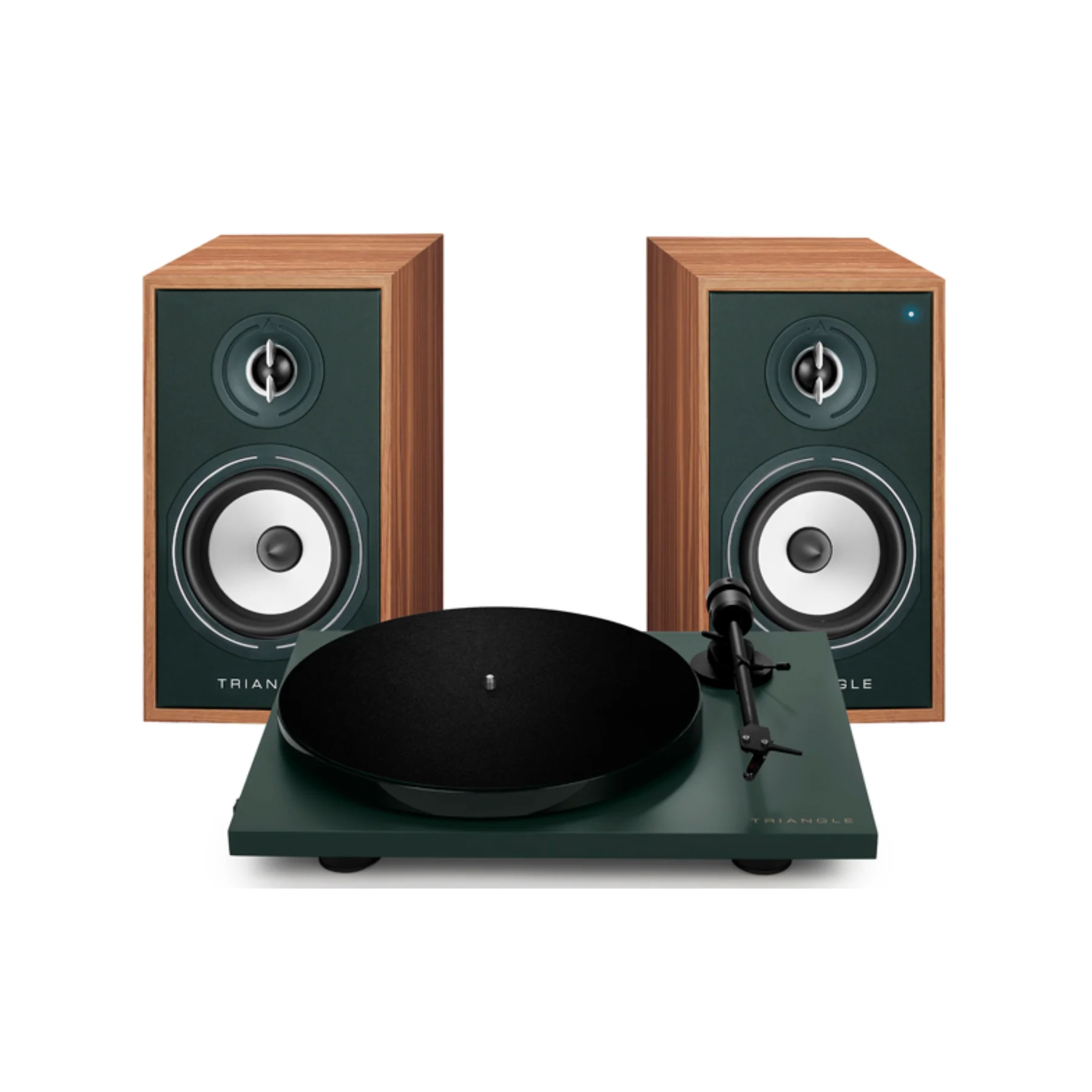 Triangle Lunar 1 Turntable with Borea BR02 Connect Wireless Powered Bookshelf Speaker With Arc - Image 4
