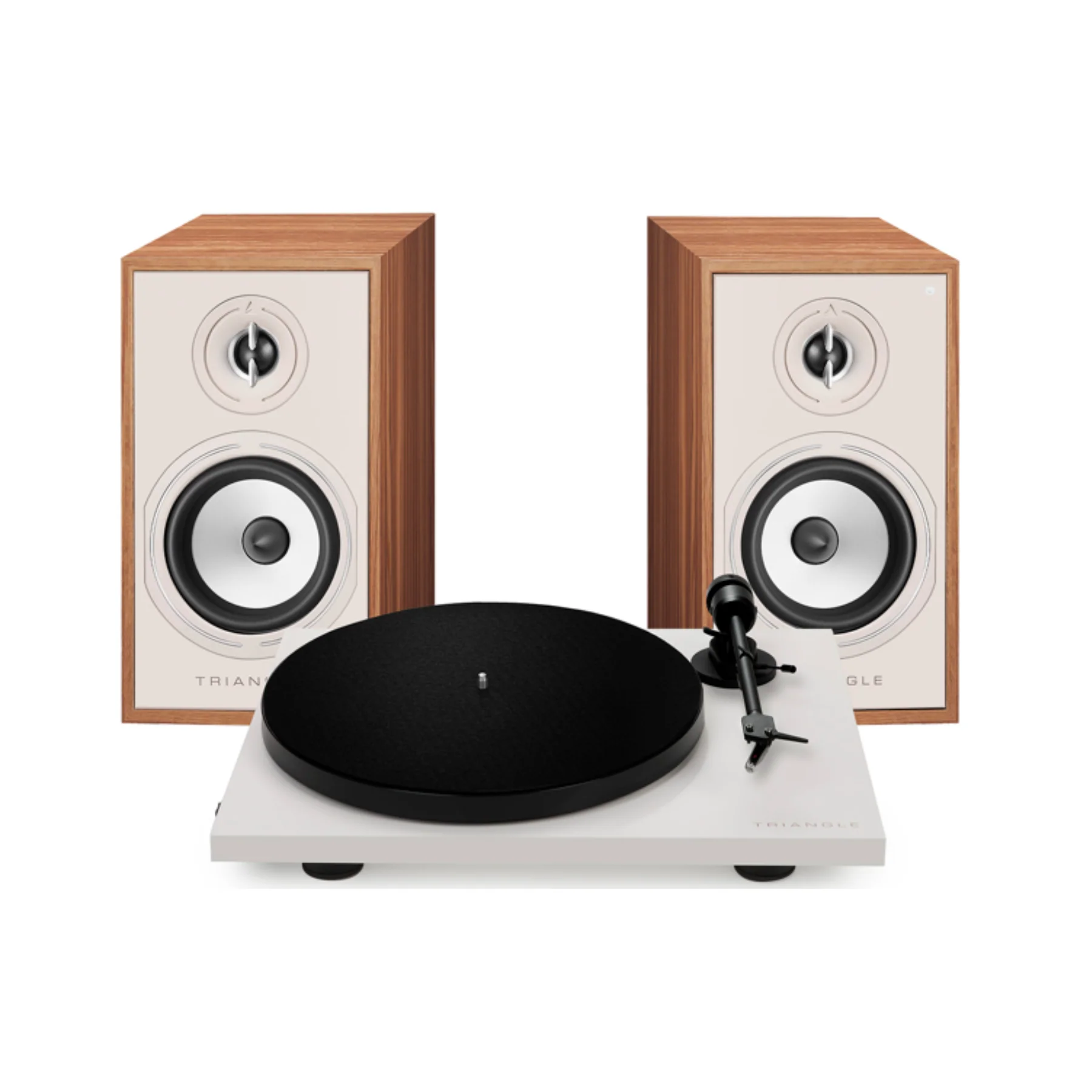 Triangle Lunar 1 Turntable with Borea BR02 Connect Wireless Powered Bookshelf Speaker With Arc - Image 5