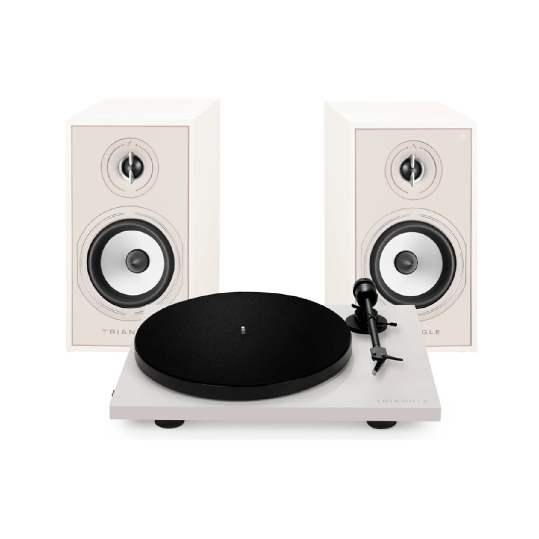 Triangle Lunar 1 Turntable with Borea BR02 Connect Wireless Powered Bookshelf Speaker With Arc - Image 6