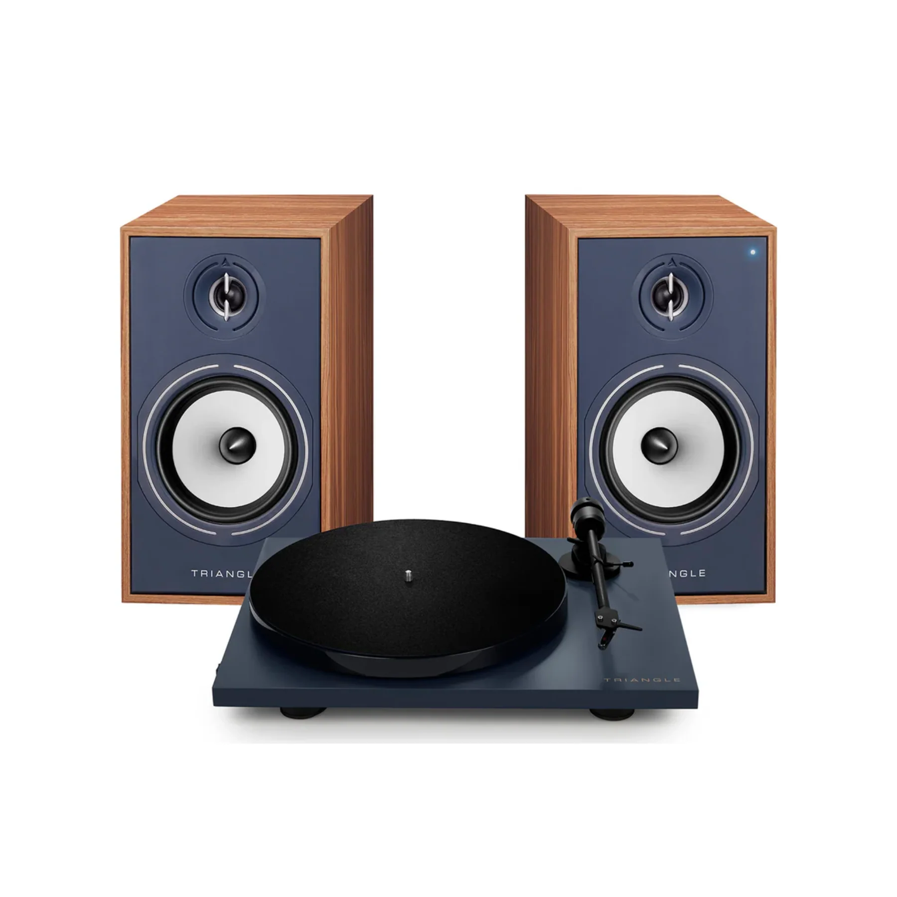 Triangle Lunar 1 Turntable with Borea BR03 Connect Wireless Powered Bookshelf Speaker With Arc - Image 3