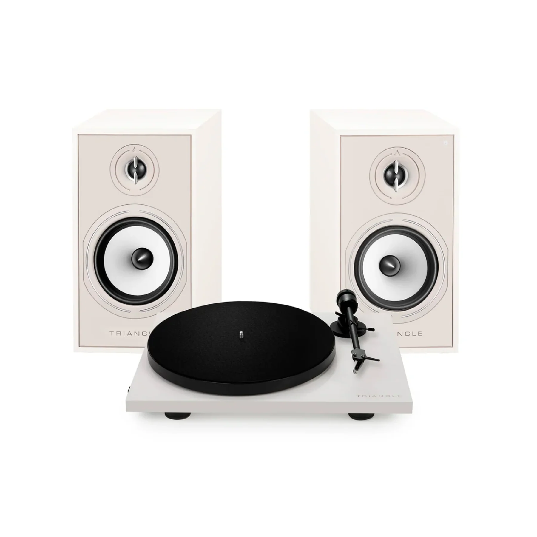 Triangle Lunar 1 Turntable with Borea BR03 Connect Wireless Powered Bookshelf Speaker With Arc - Image 4