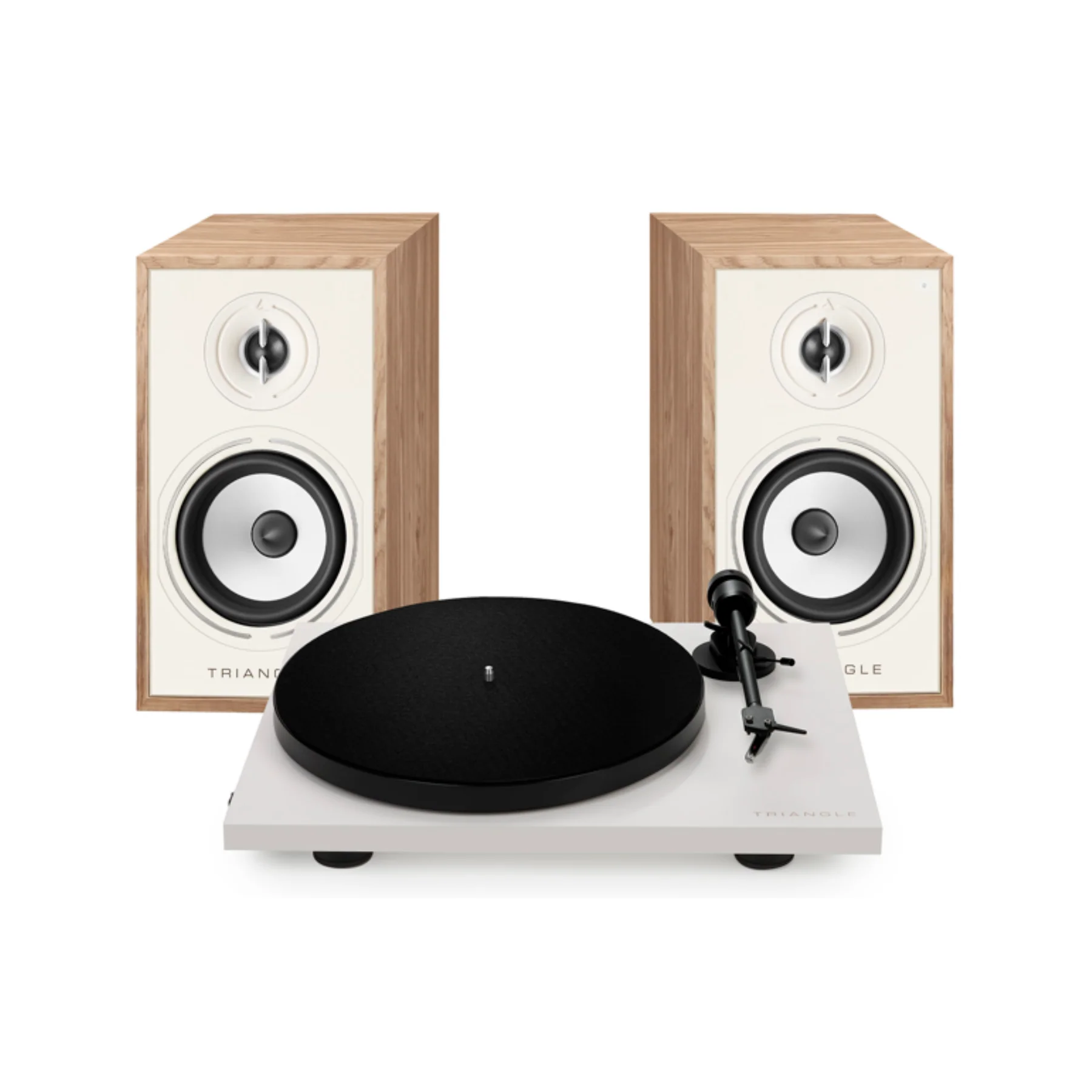 Triangle Lunar 1 Turntable with Borea BR03 Connect Wireless Powered Bookshelf Speaker With Arc - Image 5