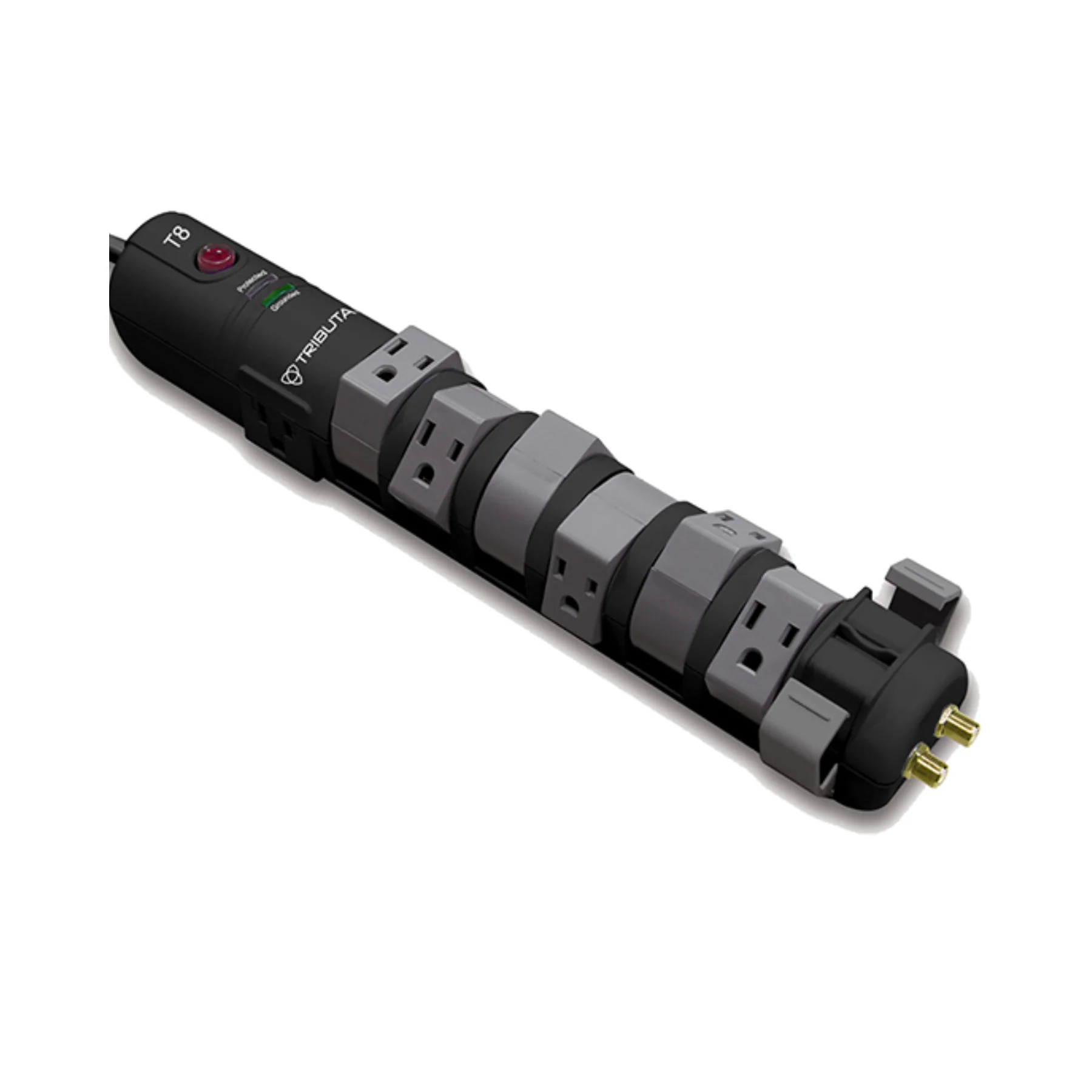 Tributaries T8 8-Outlet Power Strip With Surge Suppression - Image 2