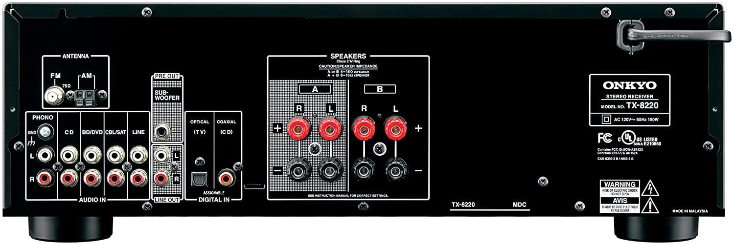 Onkyo TX-8220 - Stereo Receiver with Built-In Bluetooth - Image 3