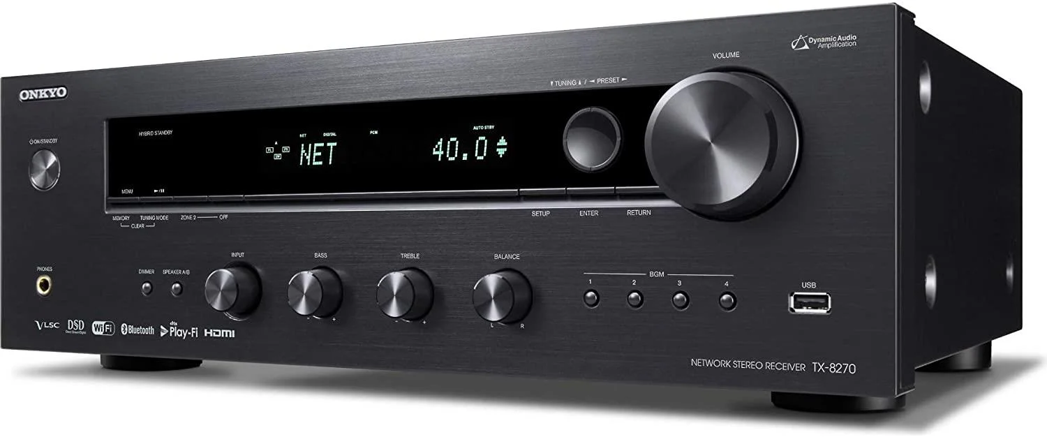 Onkyo TX-8270 - 2 Channel Network Stereo Receiver with 4k HDMI - Image 3