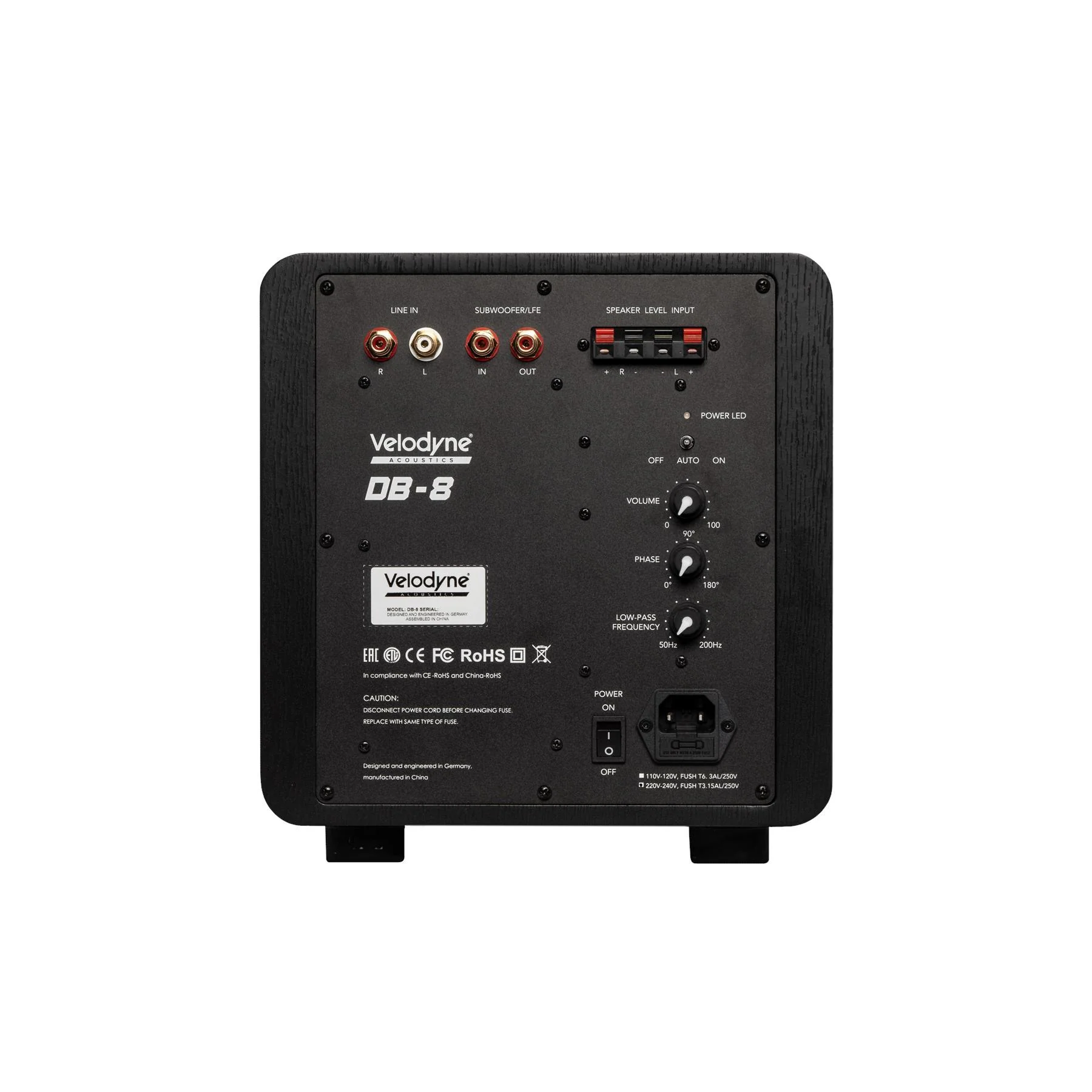 Velodyne Acoustics Deep Blue 8 Subwoofer - Image 8
