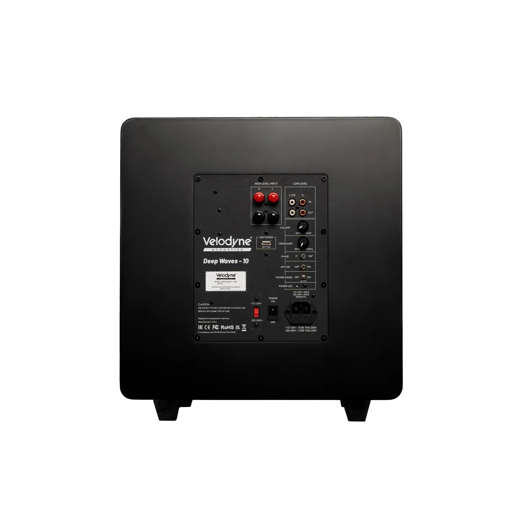Velodyne Acoustics Deep Waves 10 Subwoofer - Image 5