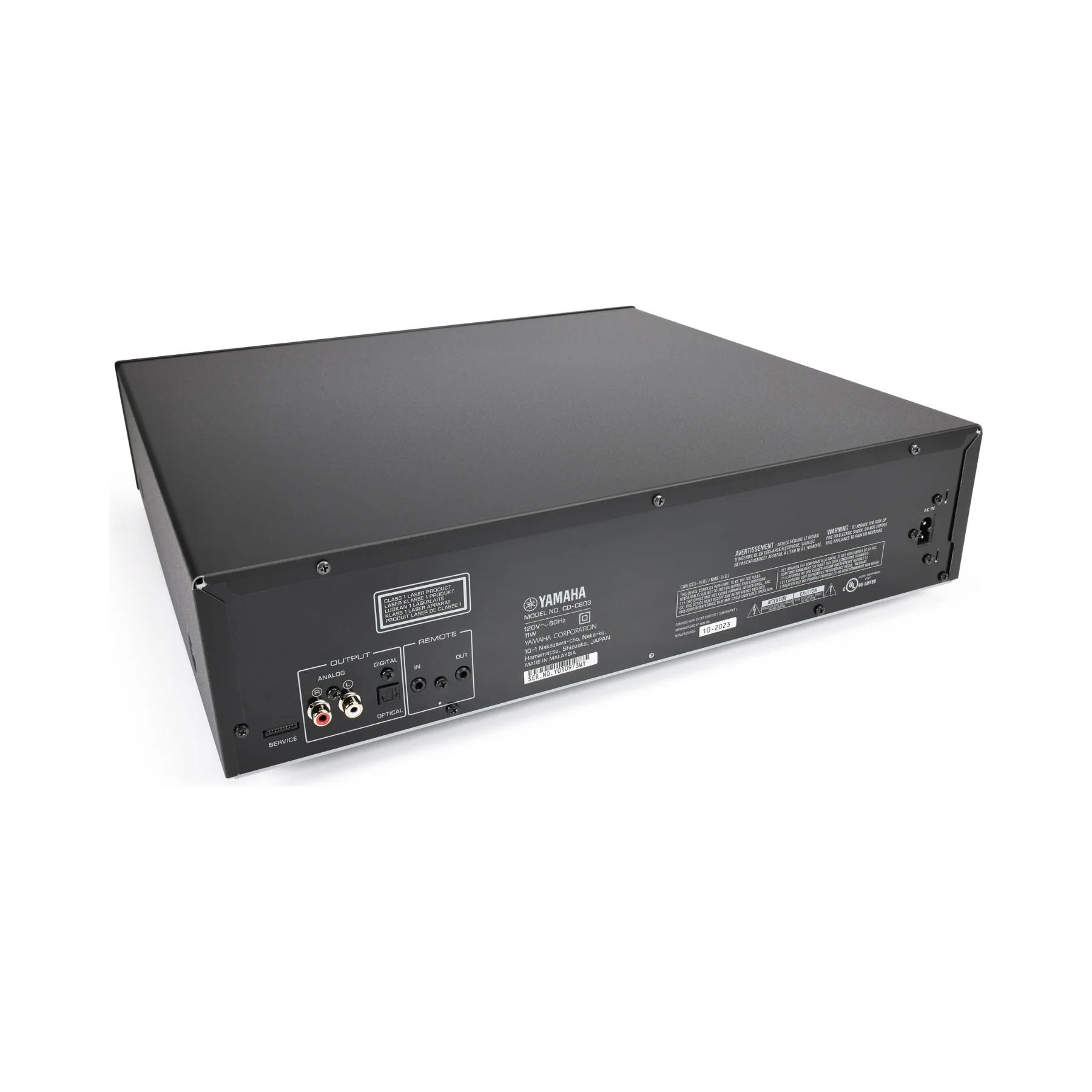 Yamaha CD-C603 5-Disc CD Changer with USB Playback - Image 2