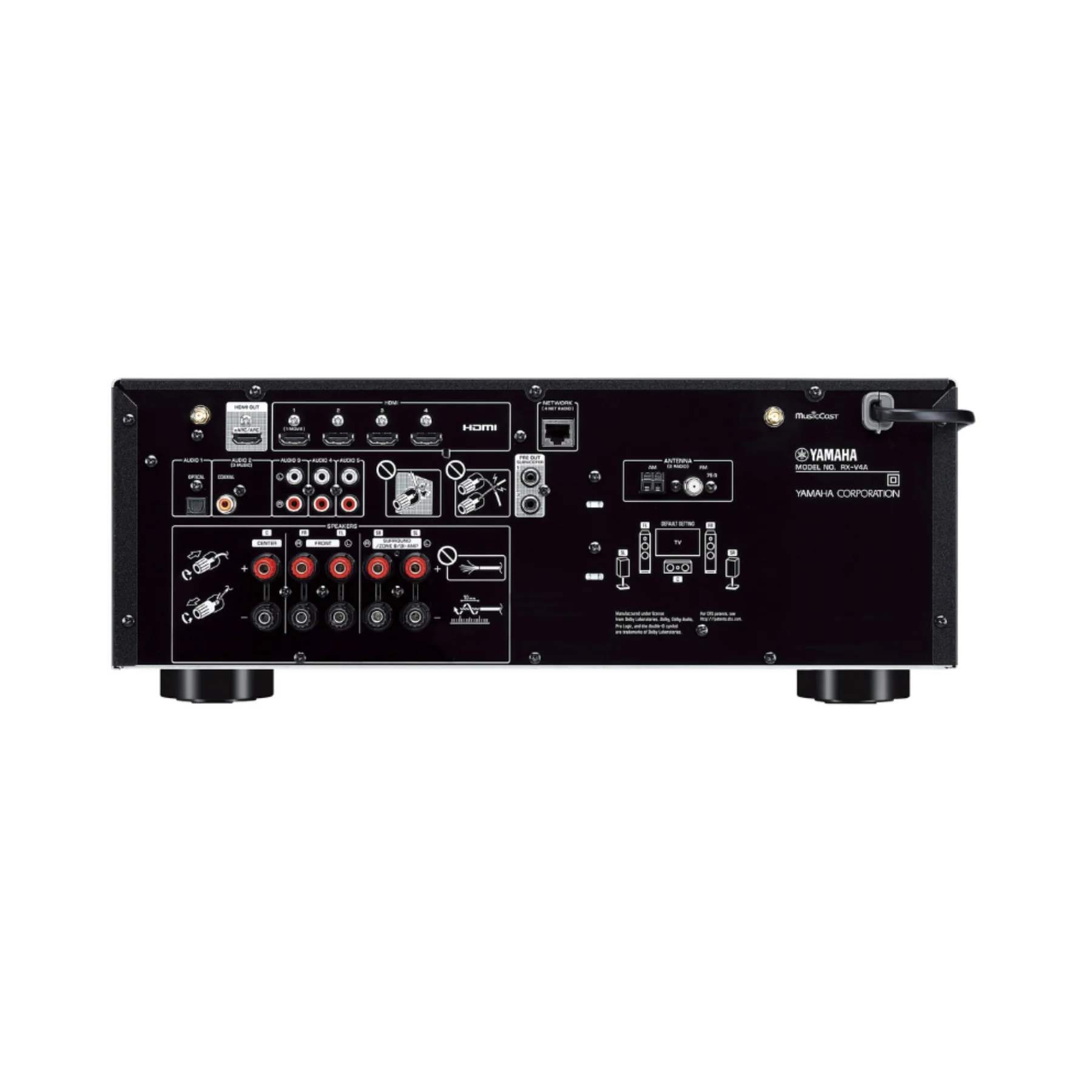 Yamaha RX-A4A 7.2-Channel AV Receiver with 8K HDMI and MusicCast - Customer Return - Image 2
