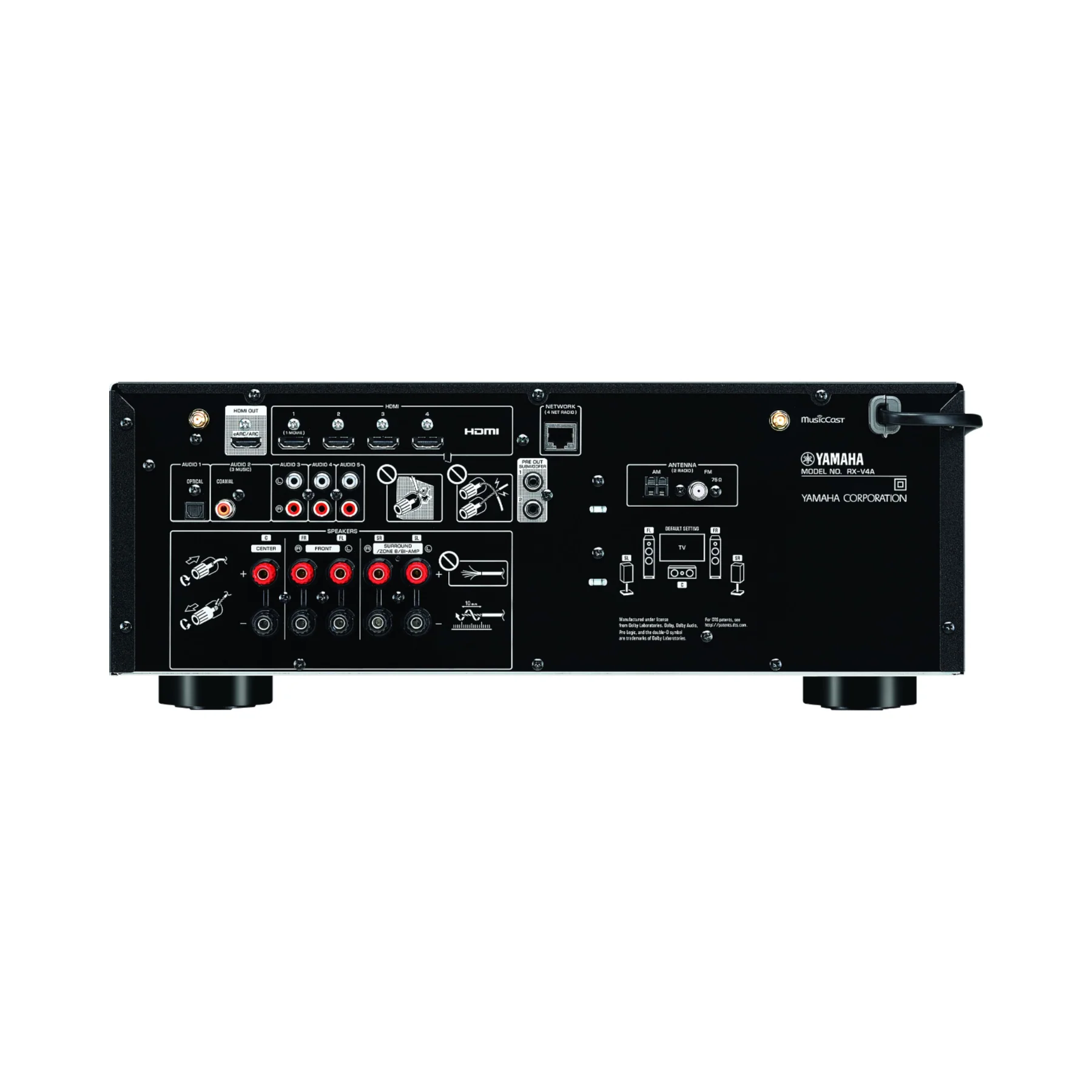 Yamaha YHT-5960 Premium All-in-One Home Theater System with 8K HDMI & Wi-Fi - Image 4