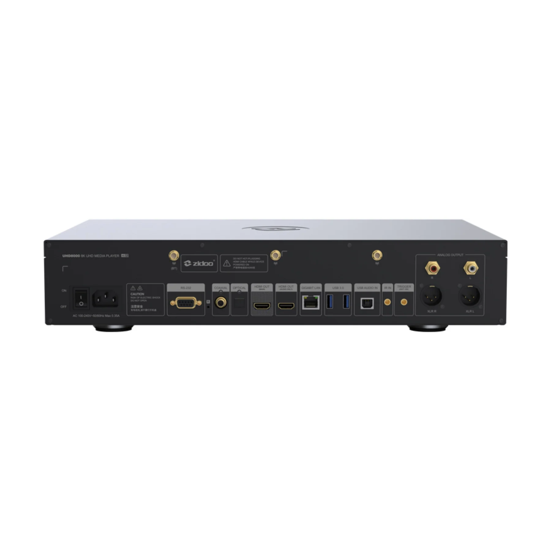 Zidoo UHD8000 Reference 8K Media Player & Hi-Fi Audio Streamer - Image 4
